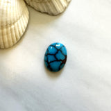 Medium Sky Blue Oval Prince Egyptian Turquoise Background