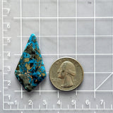 Large Ocean Blue Shield Ithaca Peak Turquoise Dimensions