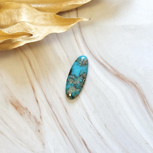 Large Sky Blue Surfboard Ithaca Peak Turquoise Background