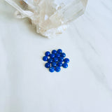 6.5x6.5mm Round Lapis Lazuli, Set of 10