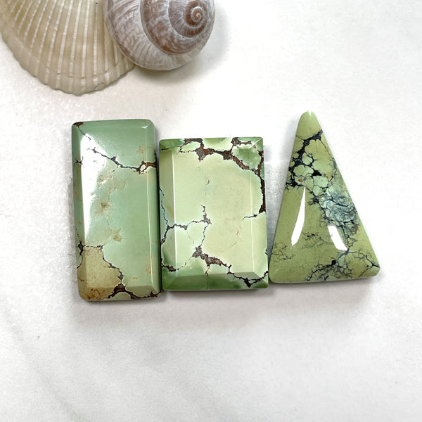 Large Mint Green Bar Treasure Mountain Turquoise, Set of 3 Background