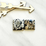 Large Purple Square Purple Lavender Variscite, Set of 2 Background