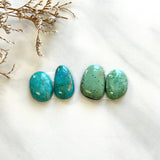 Medium Mixed Freeform Number 8 Turquoise, Set of 4 Background
