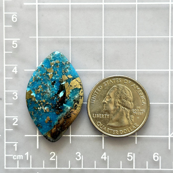 Large Sky Blue Freeform Ithaca Peak Turquoise Dimensions