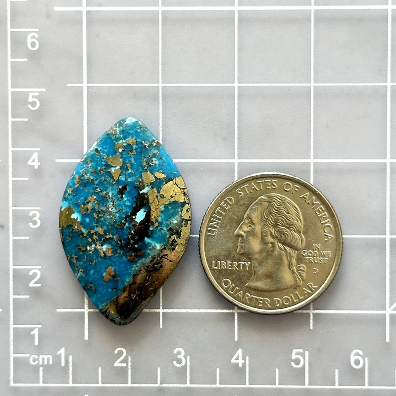 Large Sky Blue Freeform Ithaca Peak Turquoise Dimensions