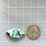 Small Mixed Triangle Treasure Mountain Turquoise, Set of 3 Dimensions