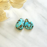 Medium Sky Blue Mixed Royston Turquoise, Set of 2 Background