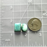 Small Sky Blue Mixed Yungai Turquoise, Set of 2 Dimensions