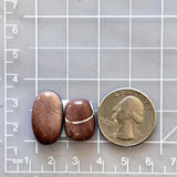 Medium Red Mixed White Buffalo Dolomite, Set of 2 Dimensions