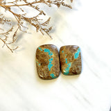 Large Sky Blue Cushion Royston Turquoise, Set of 2 Background