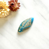 Large Sky Blue Freeform Ithaca Peak Turquoise Background