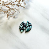 Small Sky Blue Freeform Yungai Turquoise, Set of 2 Background