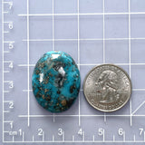 Large Ocean Blue Oval Ithaca Peak Turquoise Dimensions