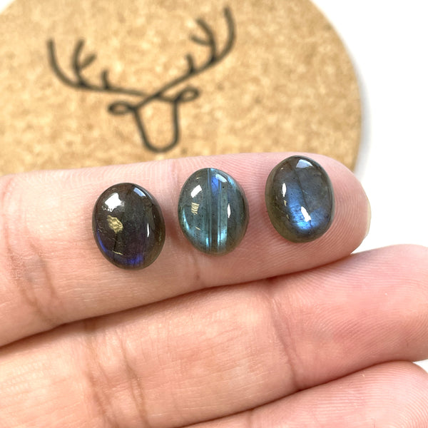 9x11mm Oval Labradorite, Set of 4