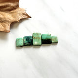 Medium Mint Green Mixed Crescent Lake Variscite, Set of 5 Background