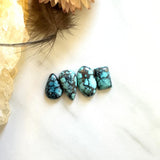 Small Ocean Blue Mixed Yungai Turquoise, Set of 4 Background