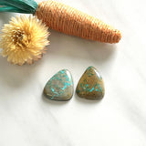 Large Sky Blue Freeform Royston Turquoise, Set of 2 Background