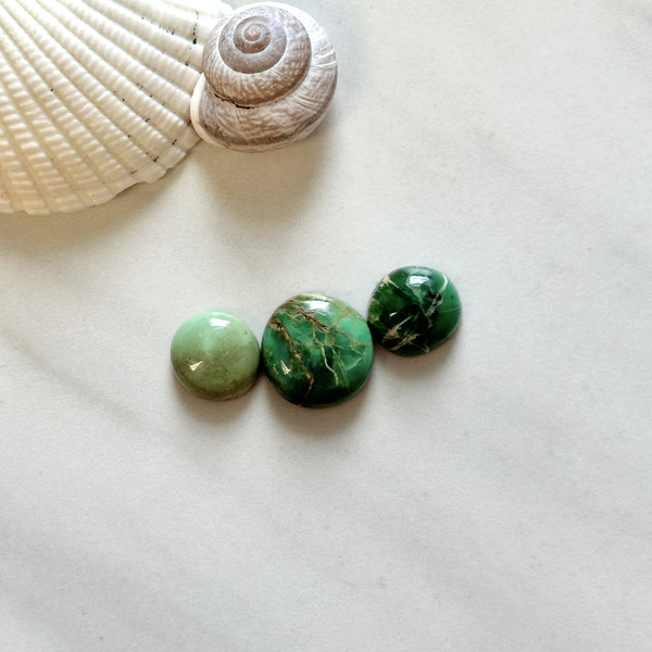 Small Sea Green Mixed Mixed Turquoise, Set of 3 Background