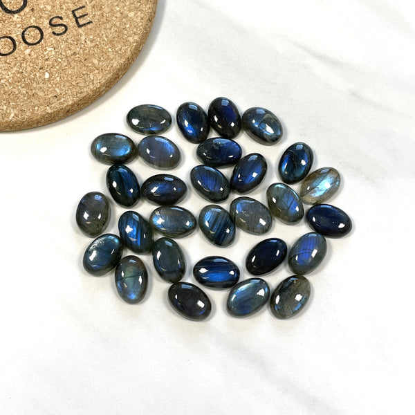 9x13mm Oval Labradorite, Set of 4