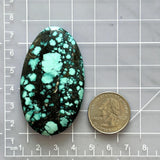 Large Sky Blue Oval Yungai Turquoise Dimensions