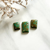 Medium Bamboo Green Bar Namtso Lake Turquoise, Set of 3 Background