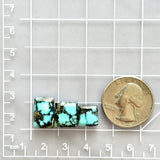 Small Sky Blue Mixed Yungai Turquoise, Set of 3 Dimensions