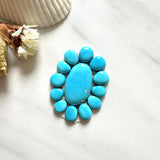 Small Sky Blue Mixed Sleeping Beauty Turquoise, Set of 13 Background