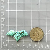Small Sky Blue Diamond Namtso Lake Turquoise, Set of 3 Dimensions