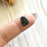Small Deep Blue Freeform Lander Blue Turquoise Background