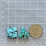 Medium Sky Blue Mixed Yungai Turquoise, Set of 2 Dimensions