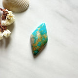 Large Sky Blue Diamond Royston Turquoise Background