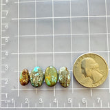 Small Mixed Mixed Royston Turquoise, Set of 4 Dimensions