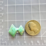 Small Mint Green Diamond Namtso Lake Turquoise, Set of 2 Dimensions