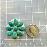 Small Bamboo Green Mixed Broken Arrow Variscite, Set of 9 Dimensions