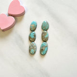 Small Sky Blue Mixed Number 8 Turquoise, Set of 6 Background