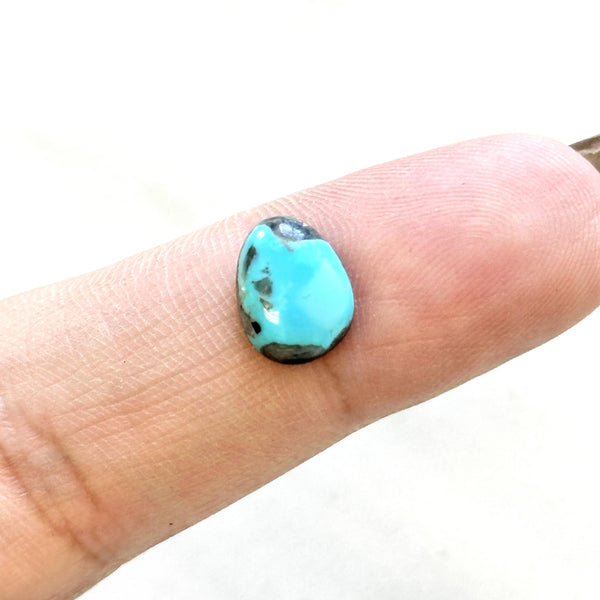 Small Sky Blue Freeform Blue Moon Turquoise Background