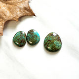 Large Sea Green Freeform Number 8 Turquoise, Set of 3 Background
