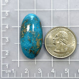 Large Ocean Blue Oval Ithaca Peak Turquoise Dimensions