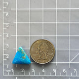 Medium Sky Blue Triangle Ithaca Peak Turquoise Dimensions