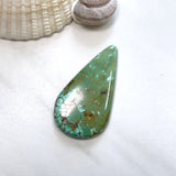 Large Sea Green Teardrop Crescent Lake Variscite Background