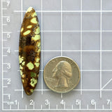 Large Royal Orange Surfboard Treasure Mountain Turquoise Dimensions