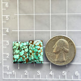 Medium Sea Green Bar Namtso Lake Turquoise, Set of 2 Dimensions