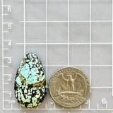 Large Sky Blue Teardrop Number 8 Turquoise Dimensions