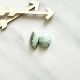 Medium Faint Green Mixed Crescent Lake Variscite, Set of 2 Background