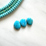 Small Sky Blue Freeform Royston Turquoise, Set of 3 Background