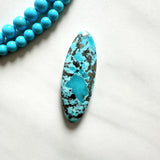 Large Sky Blue Surfboard Yungai Turquoise Background