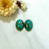 Small Mint Green Oval Tyrone Turquoise, Set of 2 Background