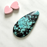 Large Sky Blue Teardrop Yungai Turquoise Background