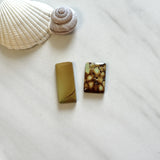 Large Royal Orange Bar Treasure Mountain Turquoise, Set of 2 Background