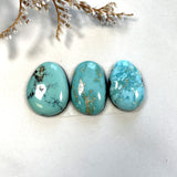 Small Sky Blue Freeform Carico Lake Turquoise, Set of 3 Background